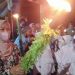Anggota DPR RI Ida Syaidah Habibie, ketika membuka kegiatan pawai obor di Kelurahan Molosifat W, Kecamatan Kota Barat, Kota Gorontalo, Sabtu (16/4/2022). (Foto: Farun/Gopos)