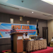 Sekretaris Daerah Provinsi Gorontalo Darda Daraba saat membuka rapat kerja program pemberdayaan masyarakat anti narkoba di instansi pemerintah bertempat di Hotel Maqna, Kamis (14/4/2022). (Foto: Nova)