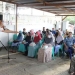 Wakil ketua I DPRD Kota Gorontalo, Mohamad Rivai Bukusu, ketika memberikan sambutan pada kegiatan reses di Kecamatan Kota Tengah, Kota Gorontalo. (Foto dok. humas)