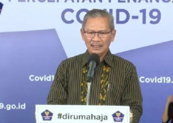 Mantan Juru Bicara Pemerintah untuk Penanganan Covid-19 Ahmad Yurianto. (Youtube BNPB Indonesia)