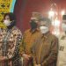 Bupati Gorontalo, Nelson Pomalingo saat menghadiri halal bihalal Bank SULUTGO di Hotel Grand-Q Kota Gorontalo, Kamis malam (19/5/2022). (Foto: Putra/Gopos)