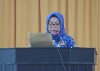 Sekertaris Dewan (Sekwan) Kabupaten Bone Bolango, Merry S Ngadju. (Foto: Putra/Gopos)
