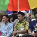 Bupati Gorontalo Nelson Pomalingo terlihat Hadiur dalam pembahasan Silaturahim Nasional (Silatnas) ke-1 Masyarakat Bone Pesisir perantauan di objek wisata Pantai Tihu, Kecamatan Bone Pantai, Kabupaten Bone Bolango,Sabtu (7/5/2022). (Foto: Istimewa)