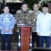Pertemuan antara tiga ketua umum partai politik, Golkar, PAN dan PPP, Kamis (12/05/2022) di Menteng, Jakarta Pusat.
