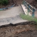Jembatan Bulota yang menghubungkan Desa Malahu dan Desa Bulota, Kecamatan Limboto, Kabupaten Gorontalo akhirnya ambruk total.