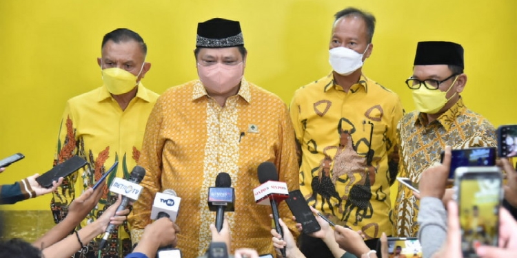 DPP Partai Golkar menggelar silaturahmi dan halal bihalal seluruh pengurus se-Indonesia secara hibrida pada Rabu (18/5/2022) secara langsung digelar di Kantor DPP Partai Golkar di Jakarta.