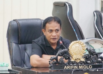 Anggota komisi A Dewan Perwakilan Rakyat Daerah (DPRD) Kota Gorontalo, Arifin Miolo.