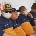 Pimpinan dan anggota Dewan Perwakilan Rakyat Daerah (DPRD) Kota Gorontalo, menghadiri kegiatan  Ground Breaking pekerjaan optimalisasi sistem pengelolaan air minum (SPAM) bertempat di instalasi pengelolaan air Botu, Jalan Sapta Marga, Kecamatan Dumbo Raya, Kota Gorontalo.(Foto Oyan Humas)