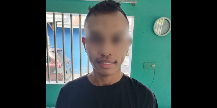 ARH diamankan Polres Gorontalo Utara terkait dugaan pencurian seekor ternak sapi. (istimewa)