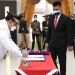 Penandatanganan berita acara pelantikan oleh Pj Bupati Boalemo disaksikan Penjabat Gubernur Gorontalo.  (Foton- Haris/Kominfo Provinsi Gorontalo)