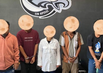 Lima tersangka penyalahguna narkoba diamankan Polres Pohuwato.