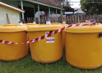 Barang bukti septik tak yang disita Kejati Gorontalo, Rabu 18/05/2022 (Istimewa)