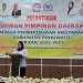 Ketua LPM Kabupaten Pohuwato, Hj. Sri Masri Sumuri S.E saat memberikan sambutan pada pelantikan LPM Pohuwato, Senin (23/5/2022) (istimewa)