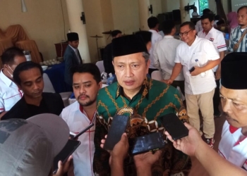 Presidium Pimnas PPI, Andi Subiyakto saat pelantikan PPI (Pimcab) Kabupaten Blitar masa bhakti 2021-2026 di Hotel Gita Puri, Kota Blitar, Senin (30/5/2022). (foto: dok. PPI Kabupaten Blitar)