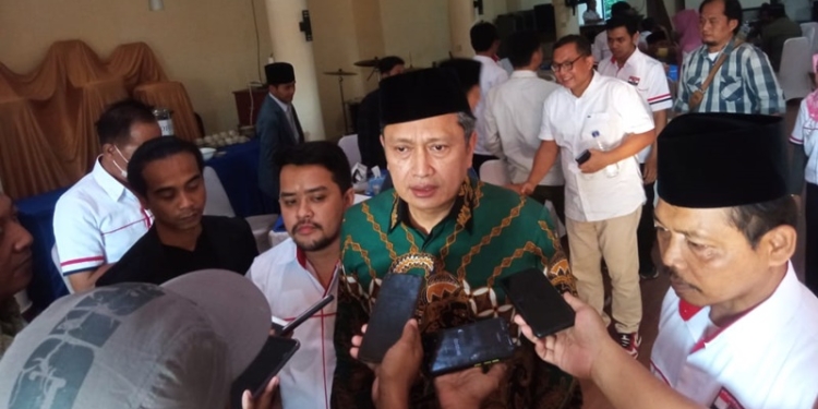 Presidium Pimnas PPI, Andi Subiyakto saat pelantikan PPI (Pimcab) Kabupaten Blitar masa bhakti 2021-2026 di Hotel Gita Puri, Kota Blitar, Senin (30/5/2022). (foto: dok. PPI Kabupaten Blitar)