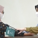 Mahasiswa Jurusan Keperawatan UNG melakukan praktek (Dok. UNG)