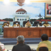 Penjabat Gubernur Gorontalo Hamka Hendra Noer (tengah) didapingi Sekdaprov Darda Daraba dan para Asisten, saat memimpin rapat perdana bersama seluruh Pimpinan Organisasi Perangkat Daerah (OPD) di Lingkup Pemerintah Provinsi Gorontalo, Selasa (17/5/2022). (Foto: Salman)