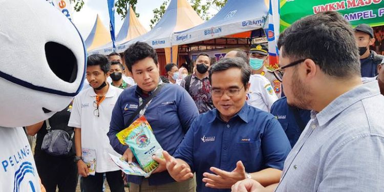 PT Pupuk Kalimantan Timur (PKT) kembali kenalkan beragam jenis dan keunggulan produk dalam ajang bertajuk Gelar Inovasi dan Teknologi Pertanian 2022 di Kabupaten Kediri Jawa Timur. foto istimewa