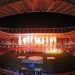 Salah satu venue Piala Dunia 2022 Qatar, Ahmad bin Ali Stadium. [Karim JAAFAR / AFP/Suara com]