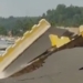 Jalan dan jembatan di pesisir Pantai Amurang ambruk, Rabu 15 Juni 2022 [SuaraSulsel.id]