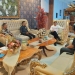 Bupati Hamim dan Bawaslu Bahas Tahapan Pemilu, Sejumlah pimpinan dan anggota Bawaslu Provinsi Gorontalo dan Kabupaten Bone Bolango melakukan audiensi kepada Bupati Bone Bolango, Hamim Pou, di rumah kediaman pribadi Bupati, di Desa Popodu, Kecamatan Bulango Timur, Selasa (7/6/2022). (Foto Indra/Gopos)