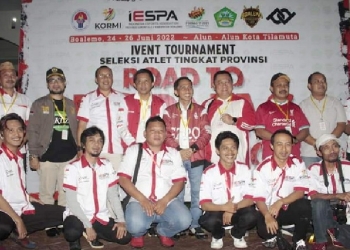 IESPA Provinsi Gorontalo melaksanakan seleksi untuk menjaring atlet-atlet berprestasi yang disiapkan pada FORNAS di Kota Palembang Provinsi Sumatera Selatan Tahun 2022. (Foto: Humas Kominfo Kabupaten Gorontalo)