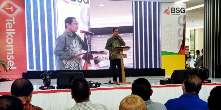 Foto : Pimpinan dan anggota Dewan Perwakilan Rakyat Daerah (DPRD) Kota Gorontalo, mengikuti kegiatan Legislative SulutGo Expo, bertempat di Manado Town, Square.