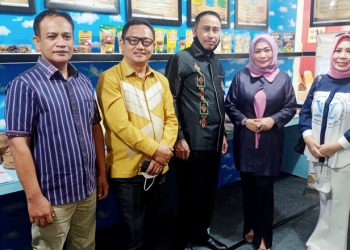 Foto : Anggota DPRD Kota Gorontalo ketika mengikuti kegiatan Legislative Expo SulutGo di Manado.
