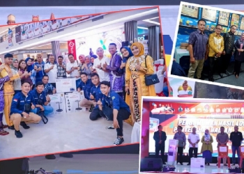 Foto :  Anggota DPRD Kota Gorontalo dan sekretariat DPRD Kota Gorontalo ketika mengikuti kegiatan Legislative SulutGo Expo di Manado.