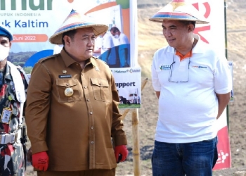 PT Pupuk Kalimantan Timur (PKT) kembali perluas program Makmur dalam mendorong produktivitas hasil pertanian, khususnya komoditas jagung di Kabupaten Boalemo Provinsi Gorontalo.