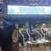 Foto : Sekretaris Dewan Kota Gorontalo, NR Monoarfa ketika memberikan sambutan pada kegiatan doa syukur pemberangkatan calon jamaah haji dilingkungan DPRD Kota Gorontalo.