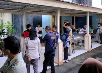 Suasana terkini RSUD MM Dunda dimana korban sedang di autopsi, Selasa (7/6/2022). (Foto: Putra/Gopos)
