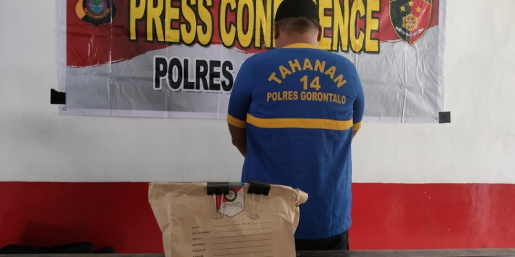 IP alias Fandi (40). (Foto: Putra/Gopos)