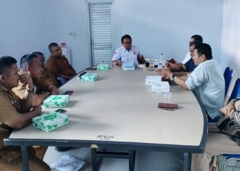 Pelaksanaan Rapat Dengar Pendapat (RDP) oleh Komisi I DPRD Kabupaten Bone Bolango, Senin (20/6/2022). (Foto: Putra/Gopos)
