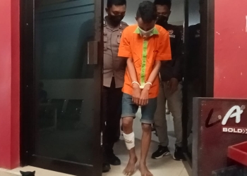 RAPM alias Iki berada di Polres Gorontalo Kota