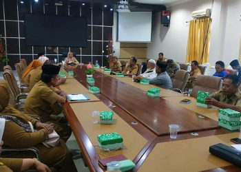 Rapat Persiapan Pelaksanaan Hari Raya Idul Adha Tahun 1443 Hijiriah, Selasa 14/06/2022 (Yusuf/Gopos)