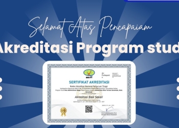 Prodi Ilmu Administrasi Niaga, Fakultas Administrasi dan Ilmu Sosial, UNBITA Gorontalo meraih akreditasi baik sekali dari BAN-PT (istimewa)
