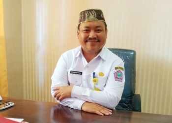 Kepala Dinas Perindagkop, Kabupaten Pohuwato, Ibrahim Kiraman,(Yusuf/Gopos)