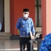 Thariq Modanggu saat memimpin apel Korpri di RSUD ZUS. (foto.istimewa)