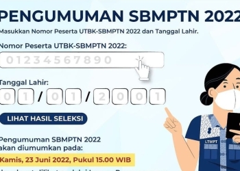 Pengumuman seleksi UTBK-SBMPTN (istimewa)