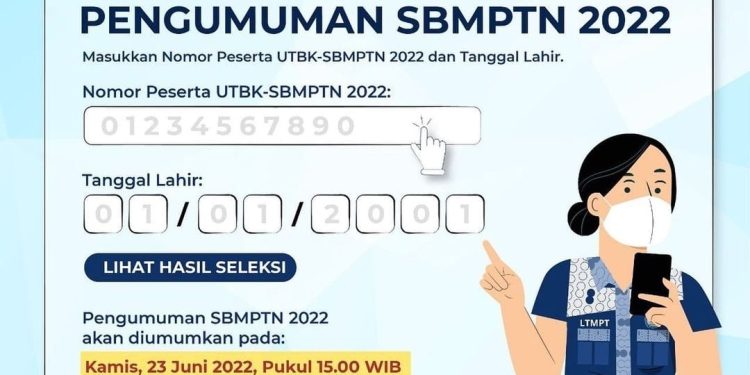 Pengumuman seleksi UTBK-SBMPTN (istimewa)