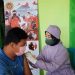 Vaksinasi yang dilakukan BINDA Jatim di Kota Blitar. (Foto: dok. BINDA Jatim)