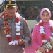 Kapolres Gorontalo, AKBP Dadang Wijaya bersama istri. (Foto: Putra/Gopos)