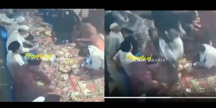 Pemotor lindas makanan jemaah tahlilan. (Suarasumbar.id)