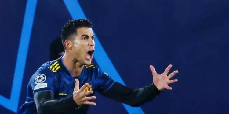 Penyerang Manchester United, Cristiano Ronaldo. [JOSE JORDAN / AFP/Suara.com]