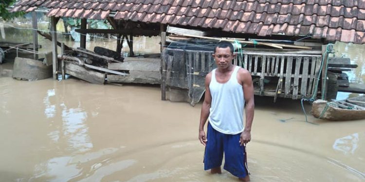 Rumah Warga di Desa Panca Karsa Satu, Kecamatan Taluditi, Jum'at 15/07/2022 (Istimewa)