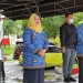 Bupati Pohuwato, Saipul Mbuinga, Didampingi Wakil Bupati Pohuwato, Suharsi Igirisa, Memberikan Sambutan Apel Korpri, di Halaman Kantor Bupati, Senin 18/07/2022 (Istimewa)