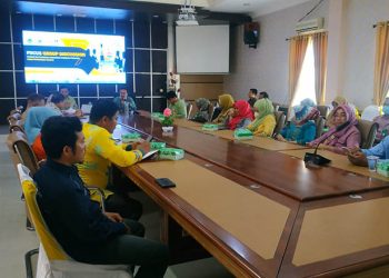 Pemerintah Kabupaten Kabupaten Pohuwato, Bersama Universitas Negeri Gorontalo, Membahas Penurunan Angka Stunting, Kamis 21/07/2022 (Yusuf/Gopos)