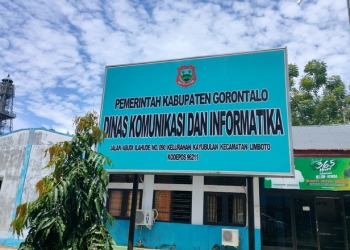 Dinas Kominfo Kabupaten Gorontalo. (Foto: Putra/Gopos)