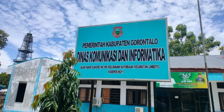 Dinas Kominfo Kabupaten Gorontalo. (Foto: Putra/Gopos)